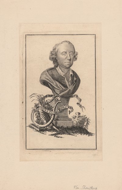 William Shenstone, c.1764 by Robert Pranker